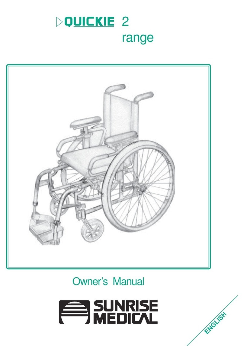 Sunrise Medical Quickie 2 range User manual