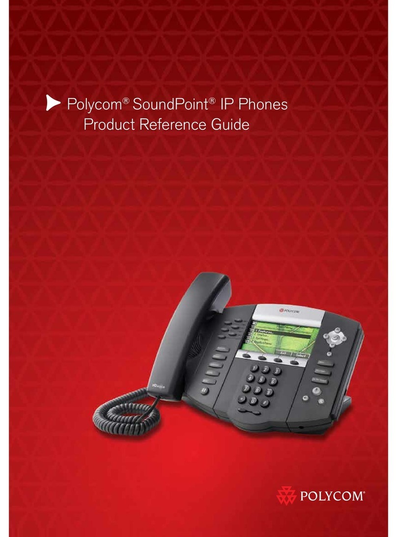 Polycom SoundPoint Installation and operation manual