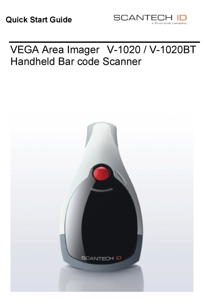 Scantech VEGA V-1020 quick start guide