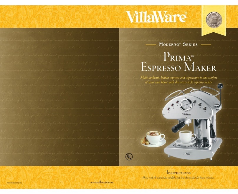 Villaware Moderno Series instructions