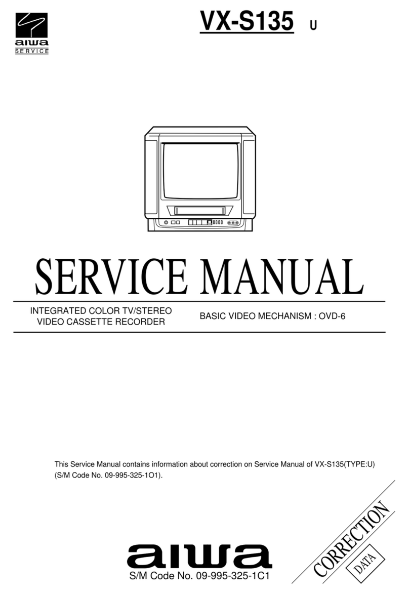 Aiwa VX-S135U User manual