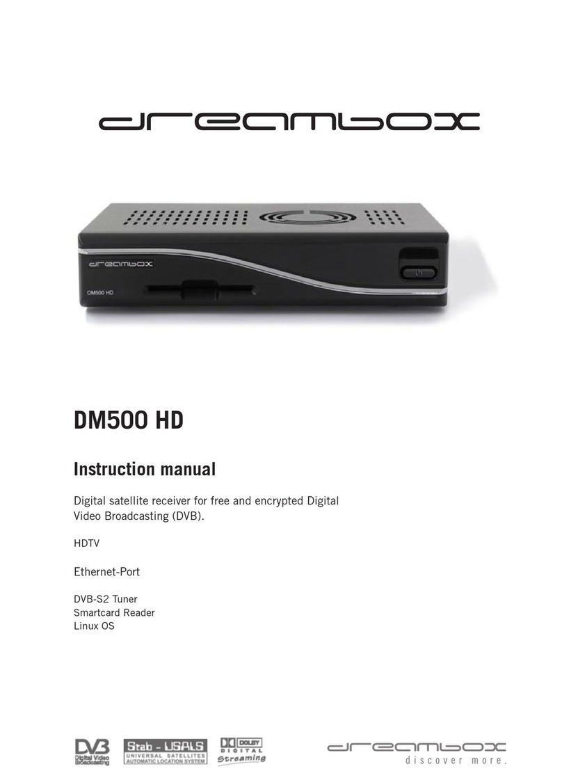 Dreambox DM500 HD instruction manual