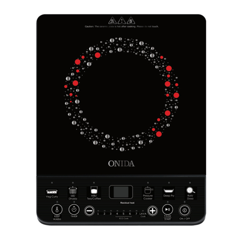 Onida Induction cooker instruction manual