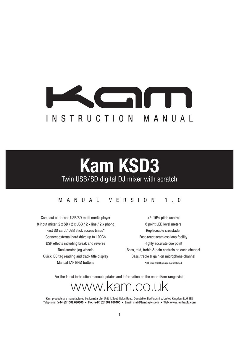 KAM KSD3 instruction manual