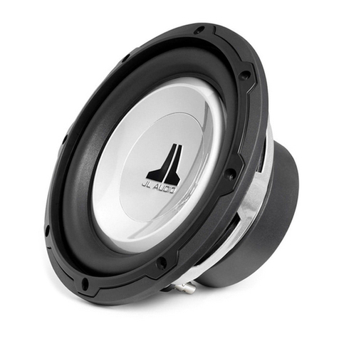 JL Audio 8W1v2-4 User manual