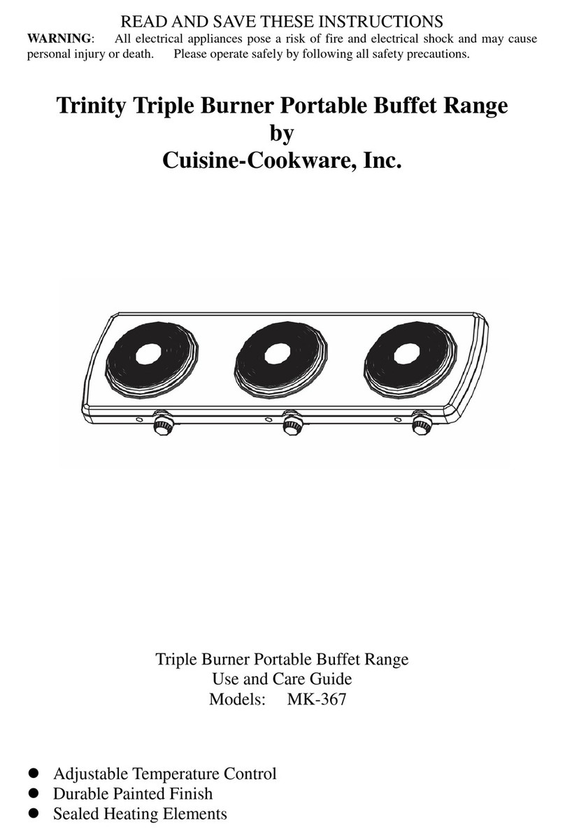 Cuisine-Cookware MK-367 Use and care guide