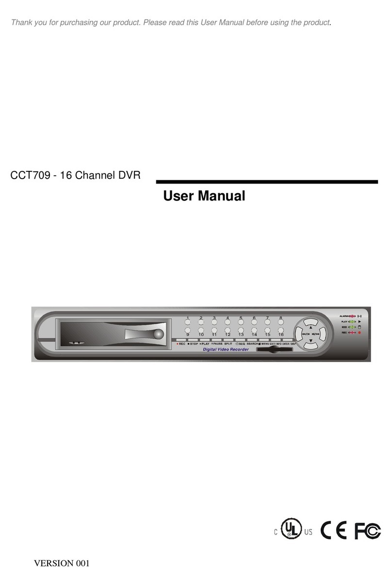 Capture CCT709 user manual