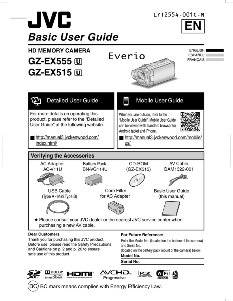 JVC Everio GZ-EZ555 User manual JVC Everio GZ-EZ555 User manual