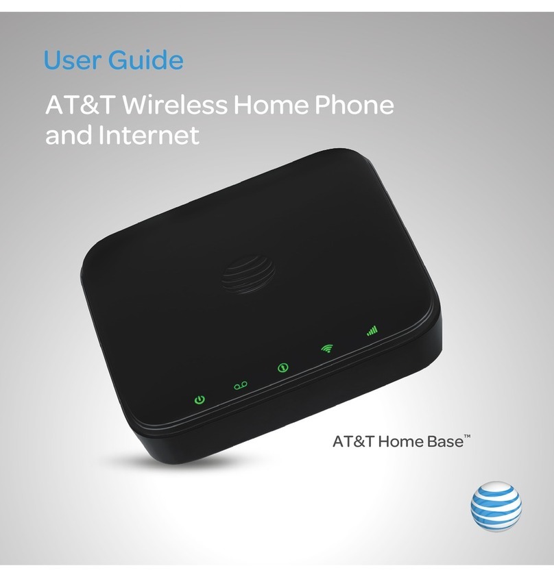 AT&T AT&T Wireless Home Phone Base User manual