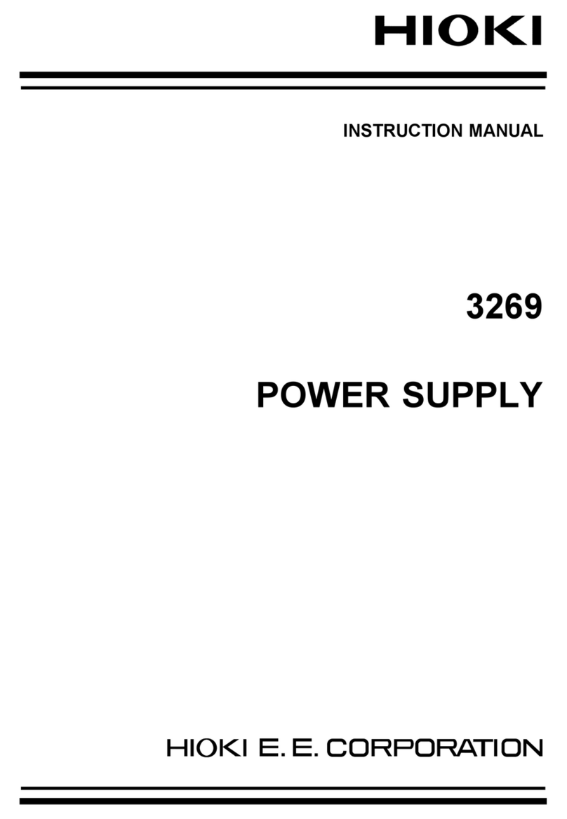 Hioki 3269 instruction manual
