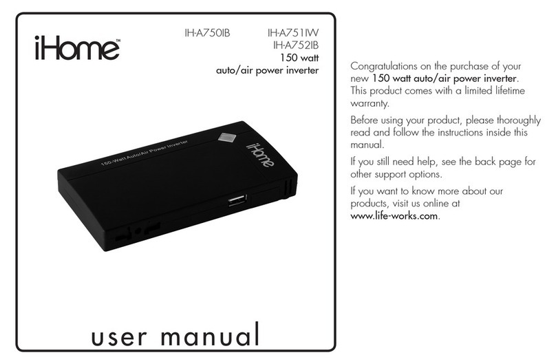 iHome IH-A750IB user manual