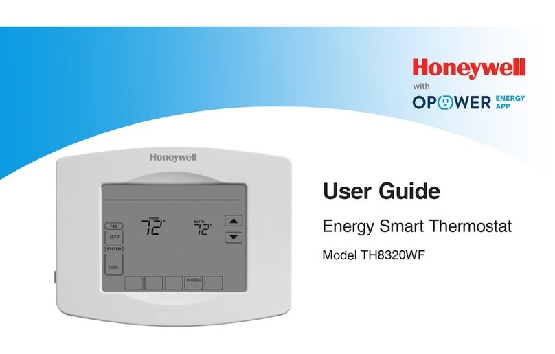 Honeywell VisionPRO Wi-Fi TH8320WF User manual