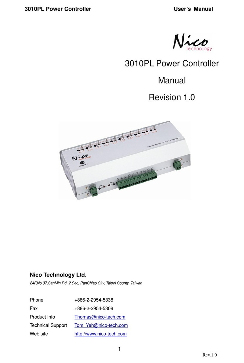 Nico Technology 3010PL user manual Nico Technology 3010PL user manual