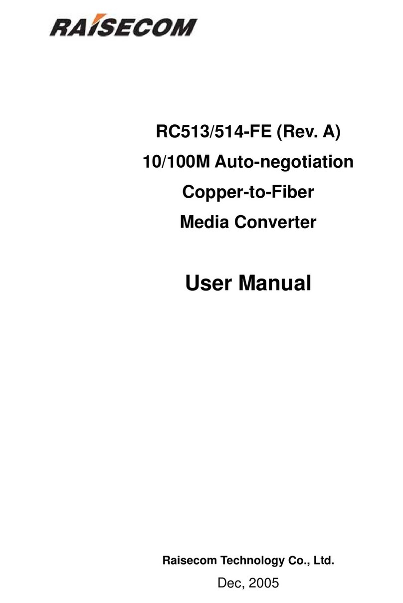 Raisecom RC513 user manual