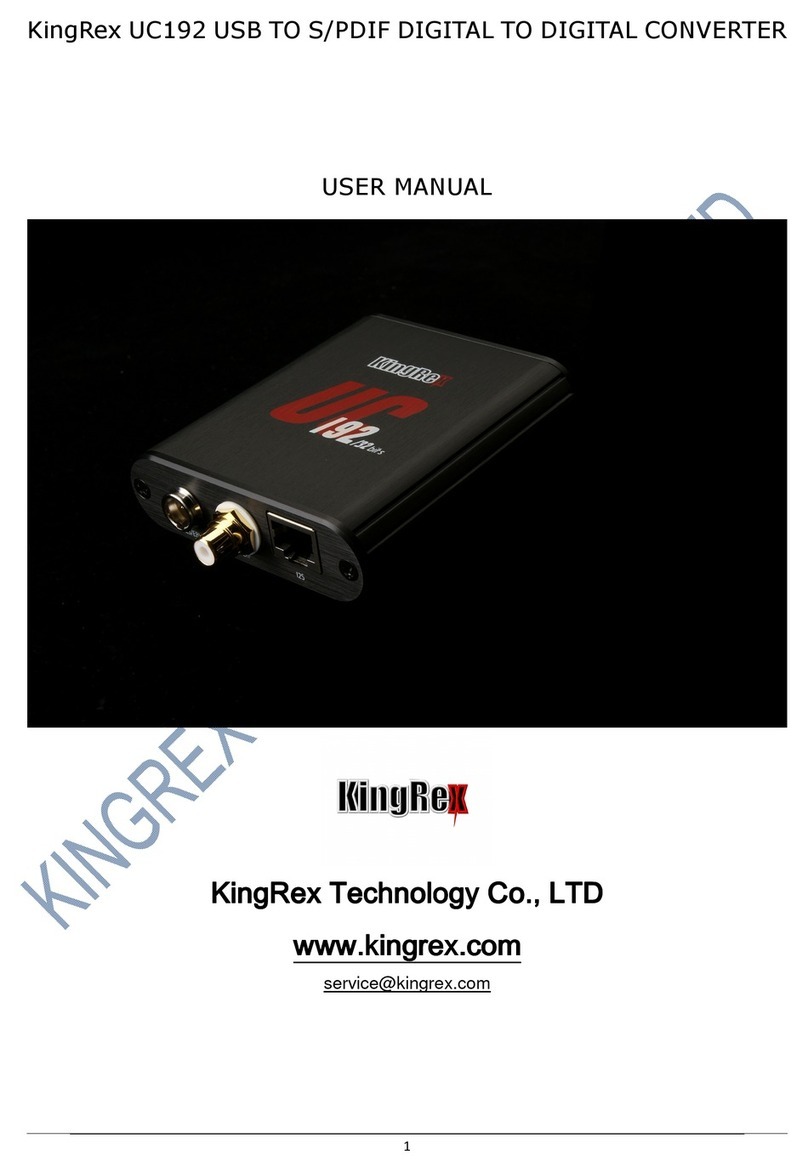 Kingrex UC192 user manual