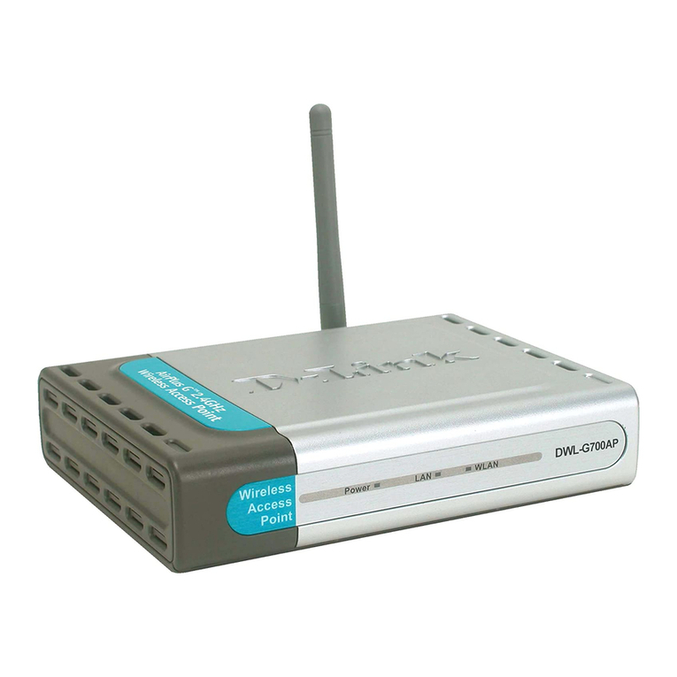 D-Link DWL-G700AP - AirPlus G Access Point User manual D-Link DWL-G700AP - AirPlus G Access Point User manual