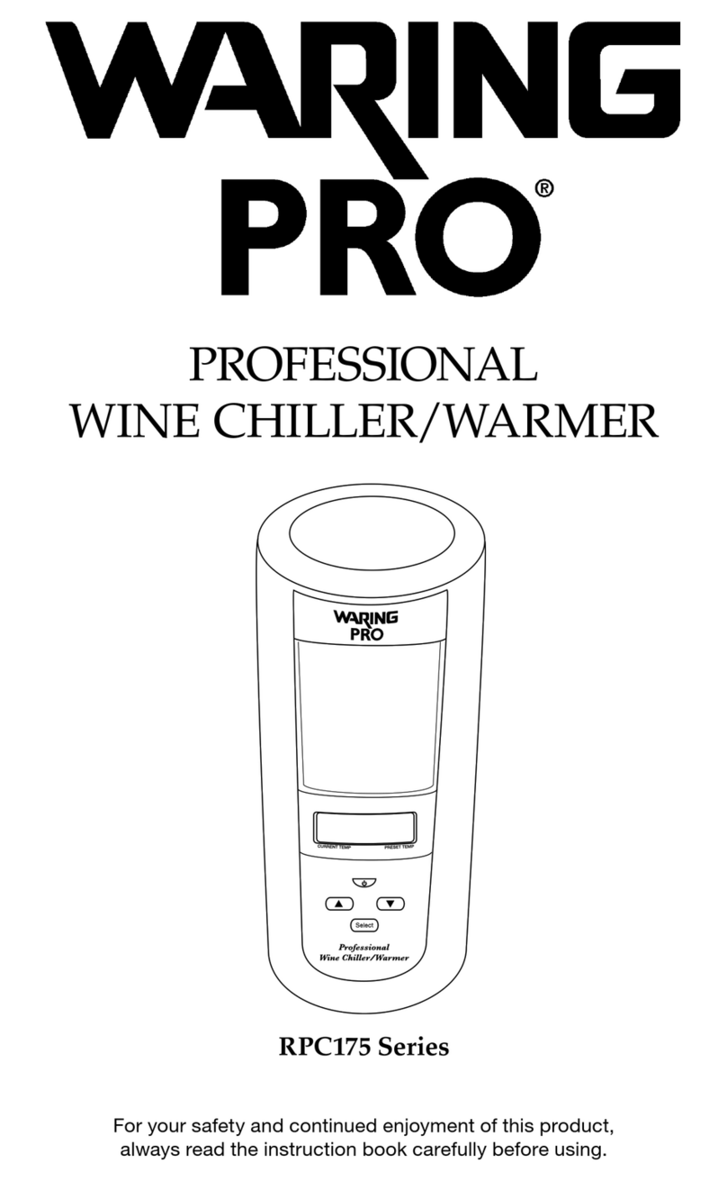 Waring RPC175 Series user manual