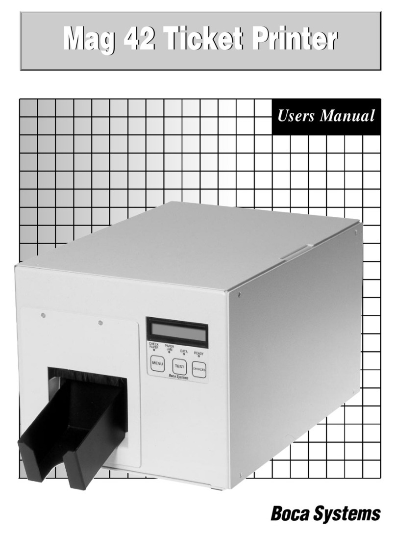 Boca Systems Mag 42 User manual