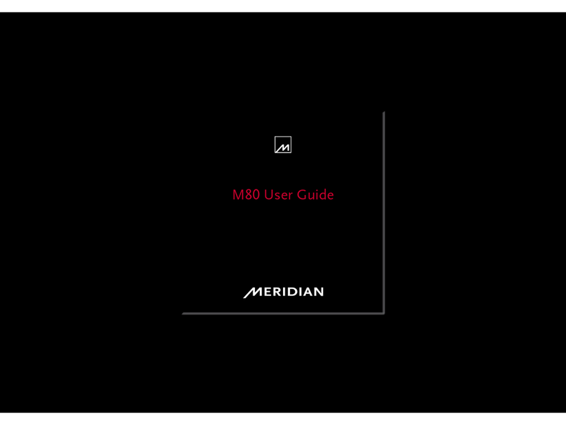 Meridian M80 user guide
