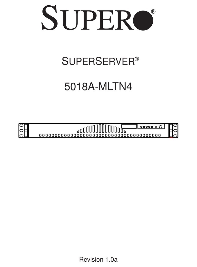 Supermicro Supero SuperServer 5018A-MLTN4 User manual