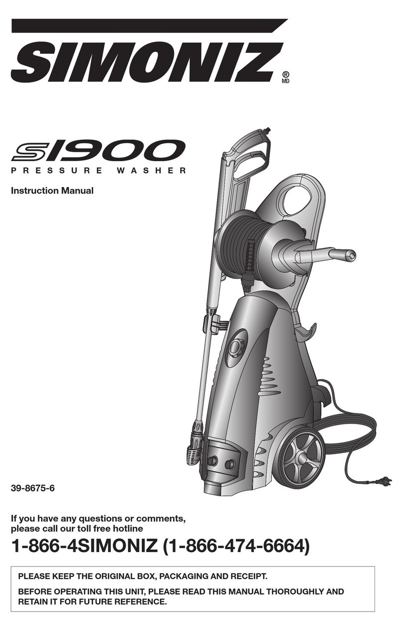 Simoniz sI900 instruction manual