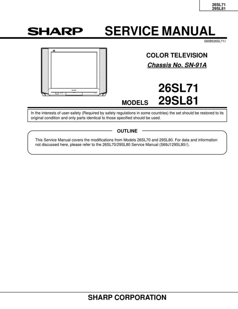 Sharp 26SL71 User manual