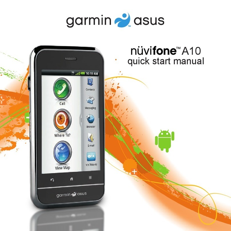 Garmin NUVIFONE A10 Instruction manual