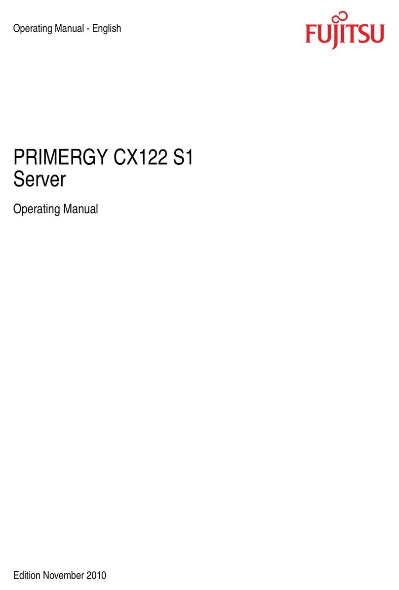 Fujitsu PRIMERGY CX122 S1 User manual