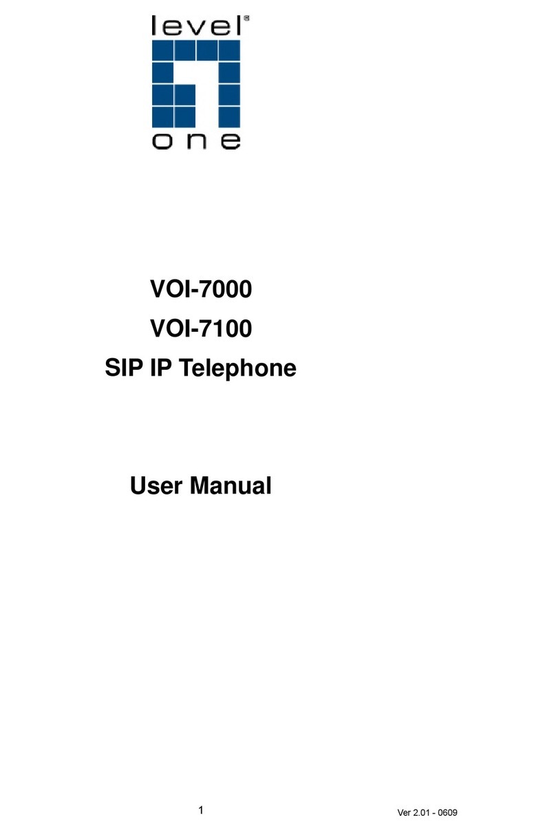 LevelOne VOI-7000 User manual