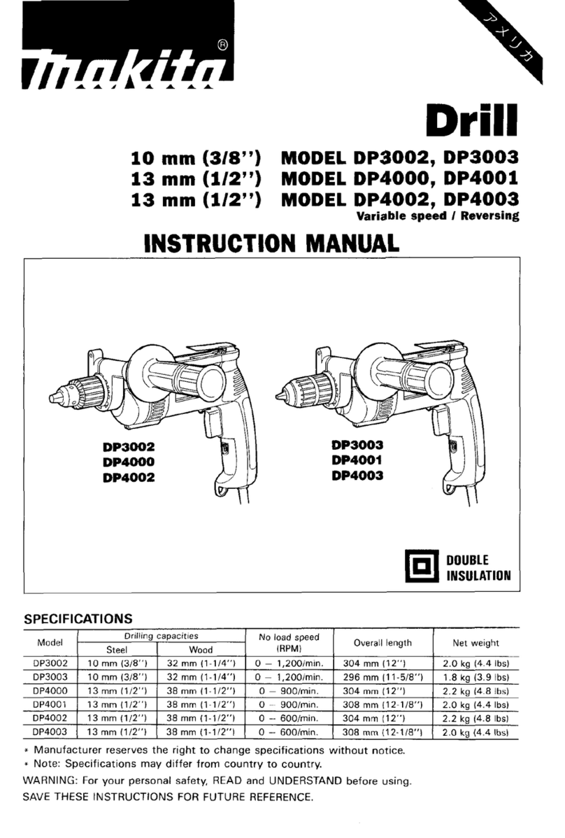 Makita DP3002 User manual