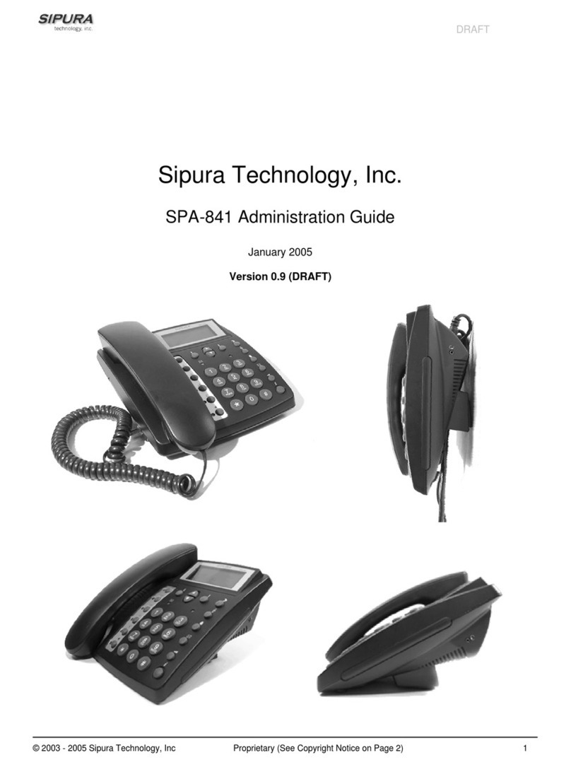 Sipura Technology SPA-841 Administration guide