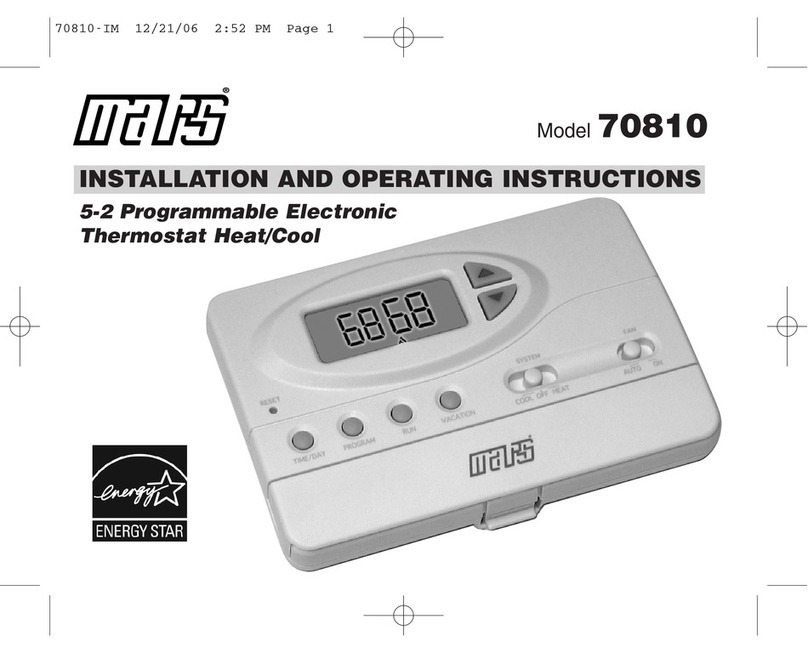 Mars 70810 User manual