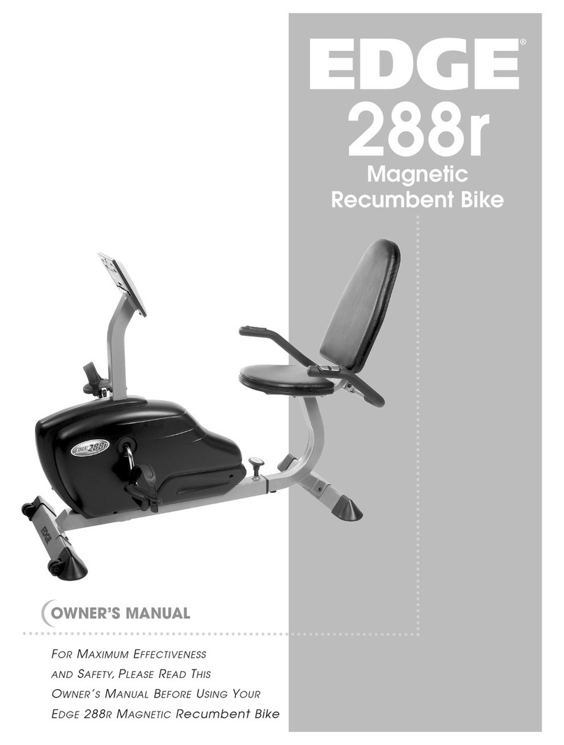 Fitness Quest EDGE 288r User manual Fitness Quest EDGE 288r User manual
