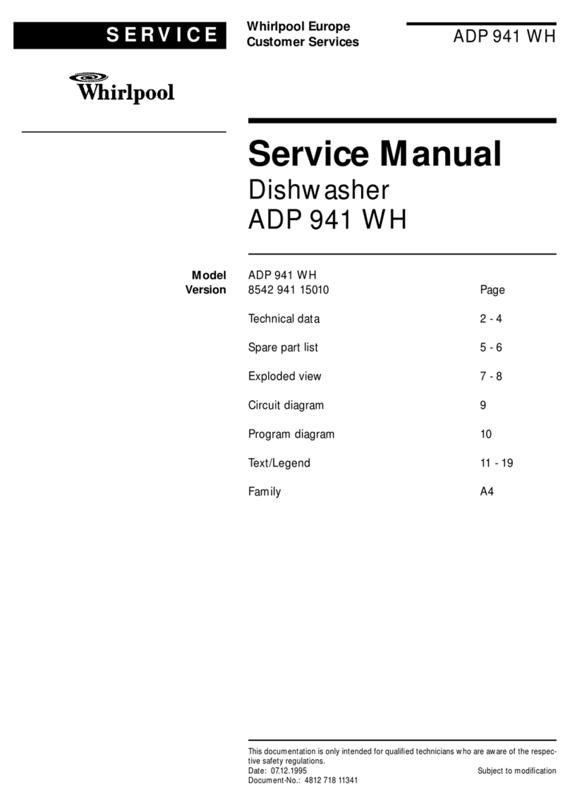 Whirlpool ADP 941 WH Service manual