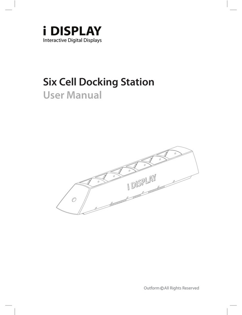 i Display Six Cell Docking Station user manual
