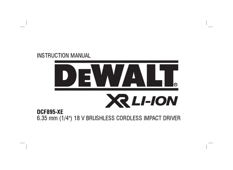 DeWalt DCF895-XE User manual