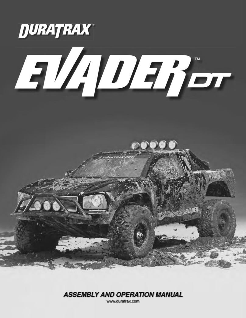 Duratrax Evader DT Installation and operating instructions