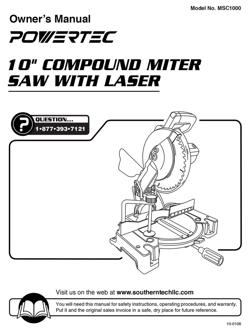 Power Tec MSC1000 User manual