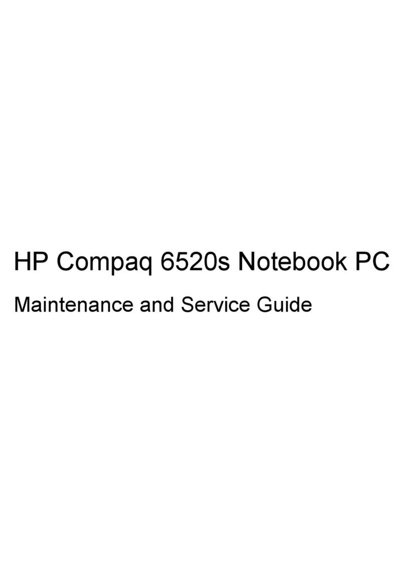 HP Compaq 6520s Manual