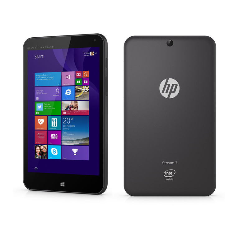 HP Tablet User manual