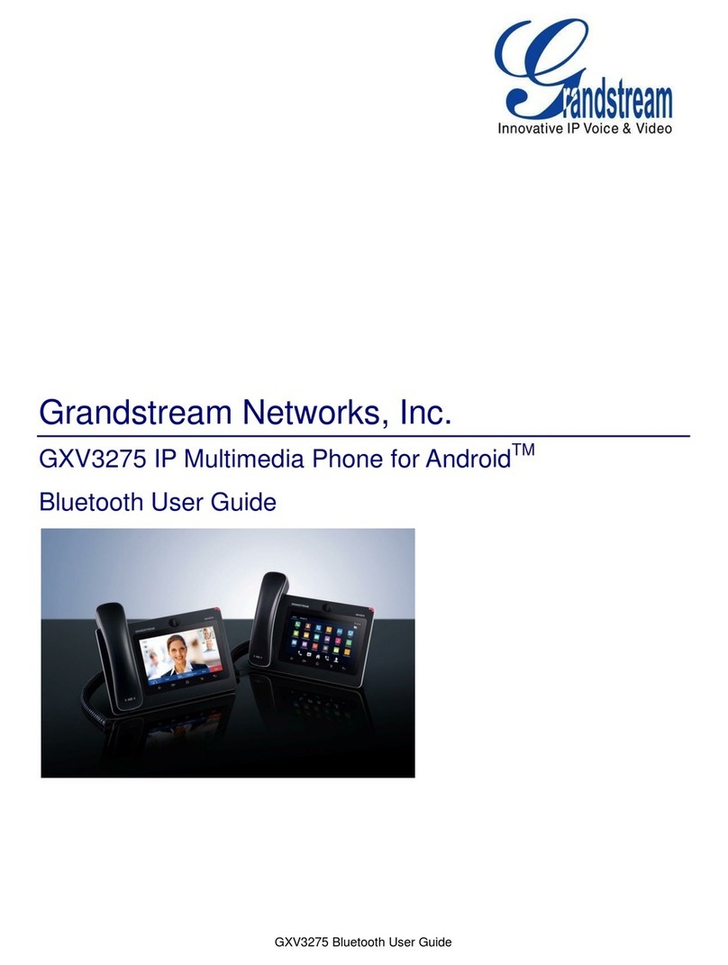 Grandstream Networks GXV3275 User manual