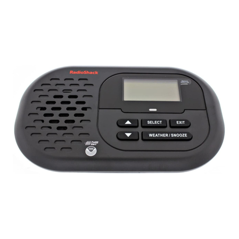 Radio Shack Weather Alert Radio user guide