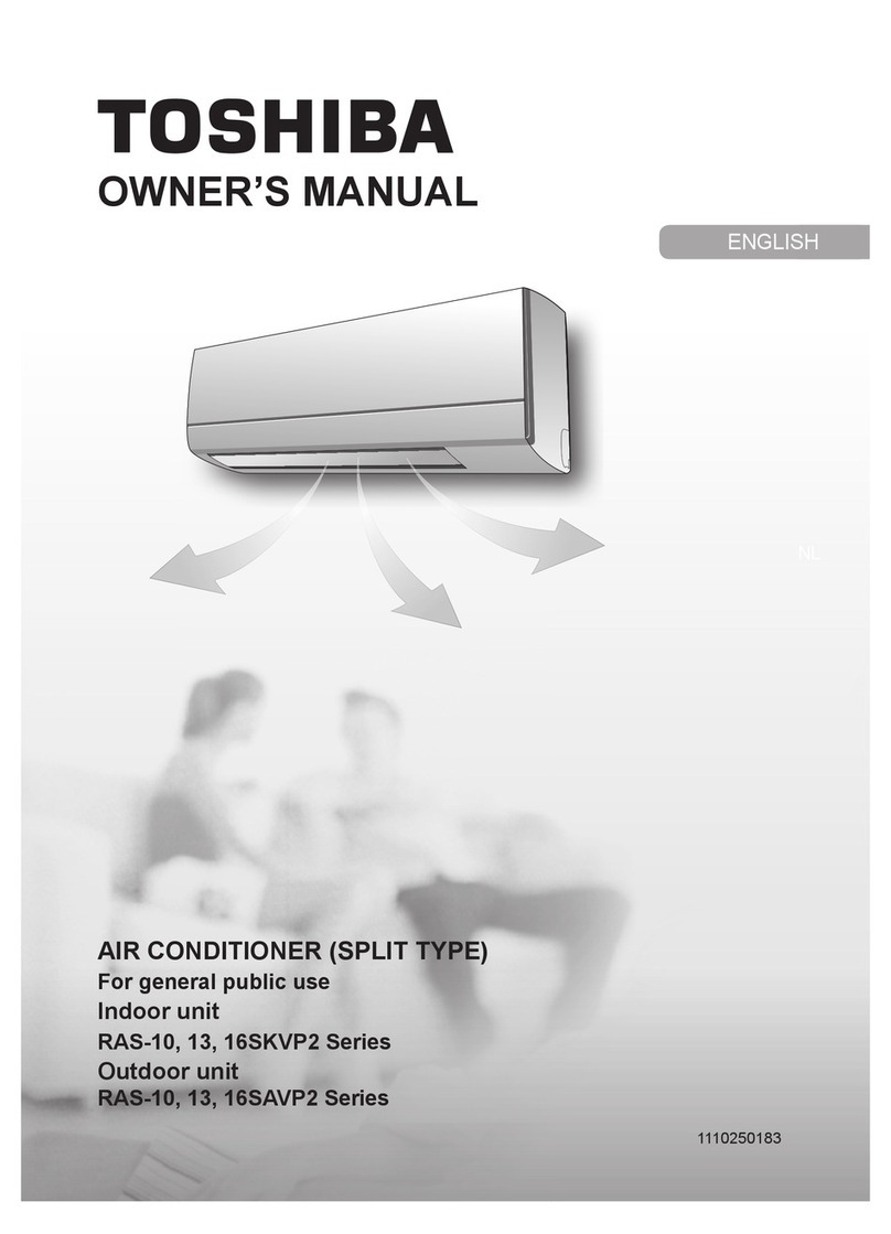 Toshiba RAS-10SKVP2 Series User manual