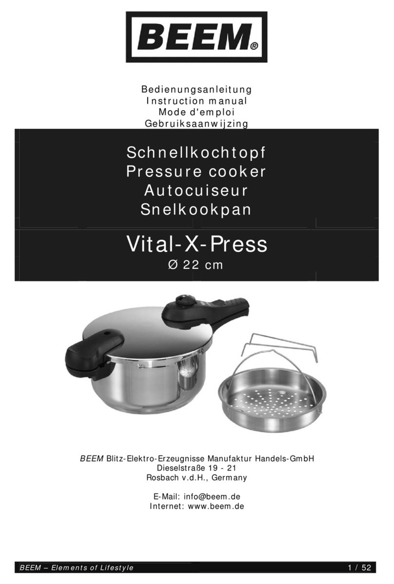 Beem Vital-X-Press instruction manual