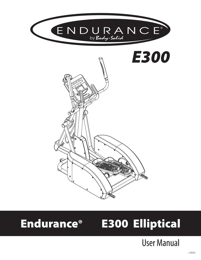 Body Solid Endurance E300 User manual