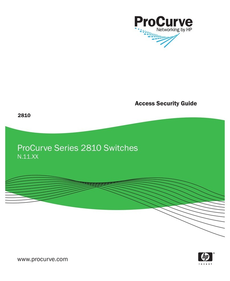 HP ProCurve Series 2810 User manual