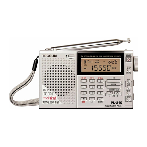 Tecsun PL-210 User manual Tecsun PL-210 User manual