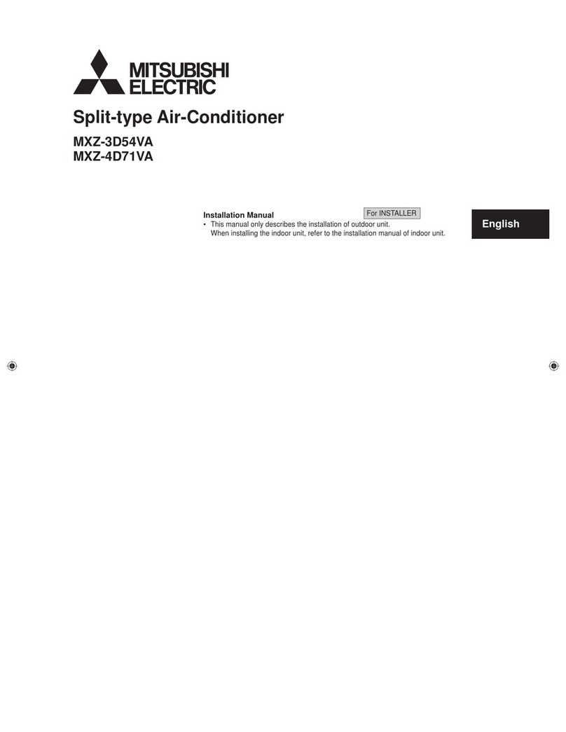 Mitsubishi Electric MXZ-3D54VA User manual