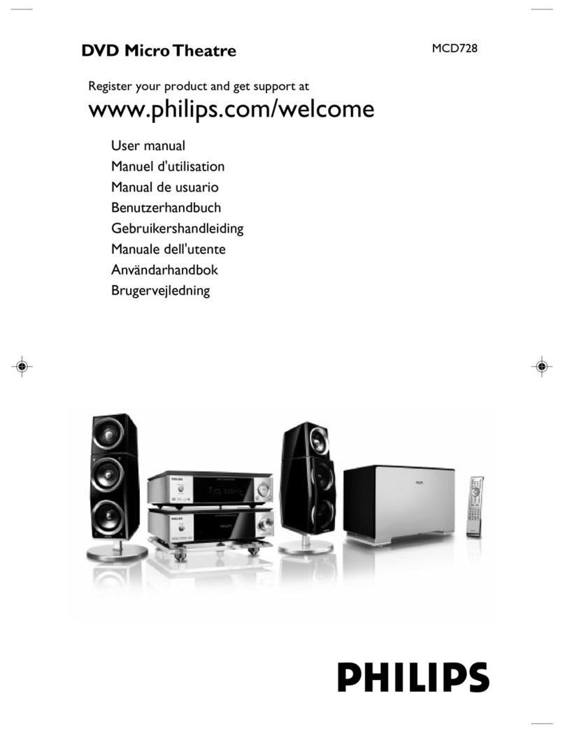 Philips MCD 728 Instructions for use