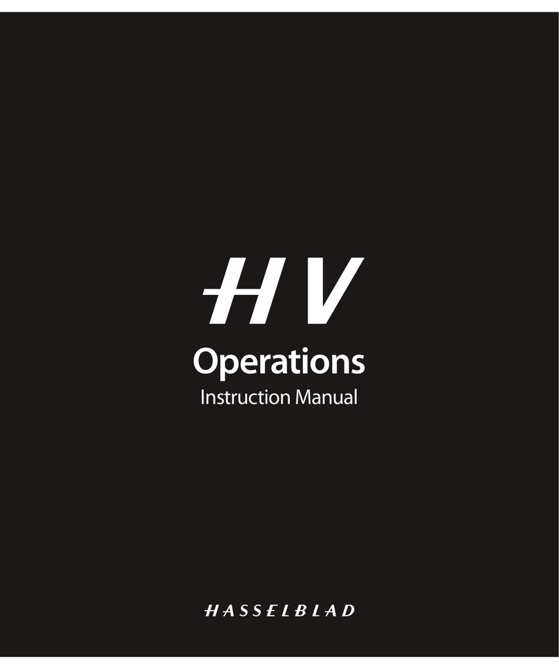 Hasselblad HV User manual Hasselblad HV User manual